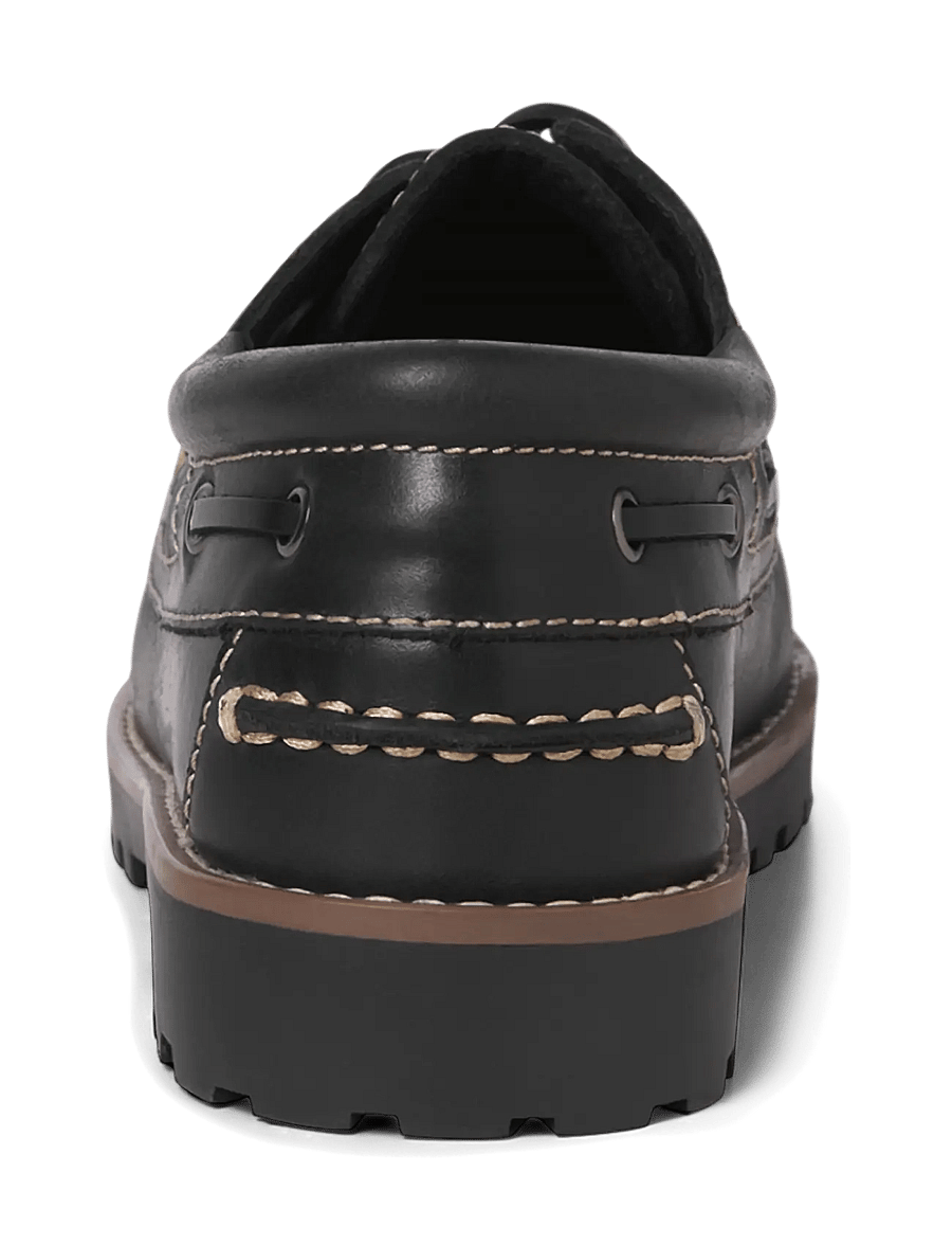 Jack & Jones - JFWBROOKLYN LEATHER BOAT SHOE LN - kollektioner - black - 3