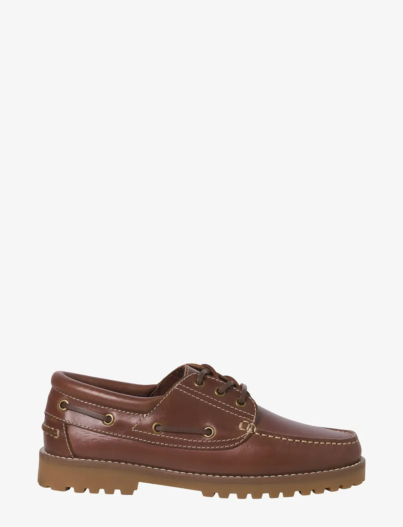 Jack & Jones - JFWBROOKLYN LEATHER BOAT SHOE LN - collections - cognac - 2