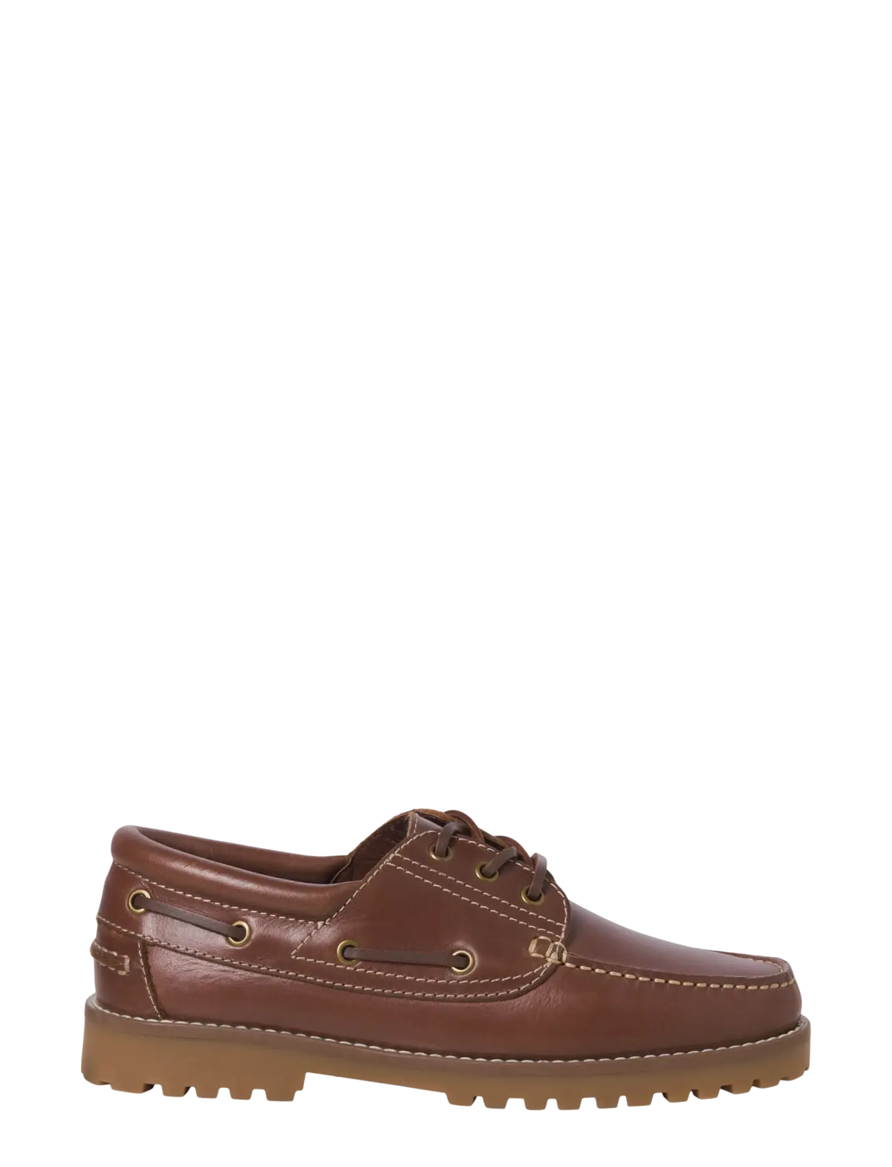 Jack & Jones - JFWBROOKLYN LEATHER BOAT SHOE LN - kollektionen - cognac - 2