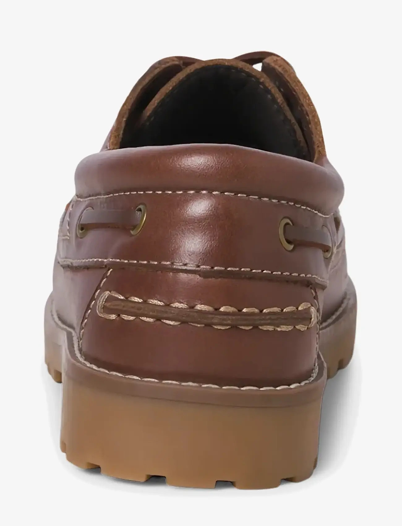 Jack & Jones - JFWBROOKLYN LEATHER BOAT SHOE LN - collections - cognac - 4