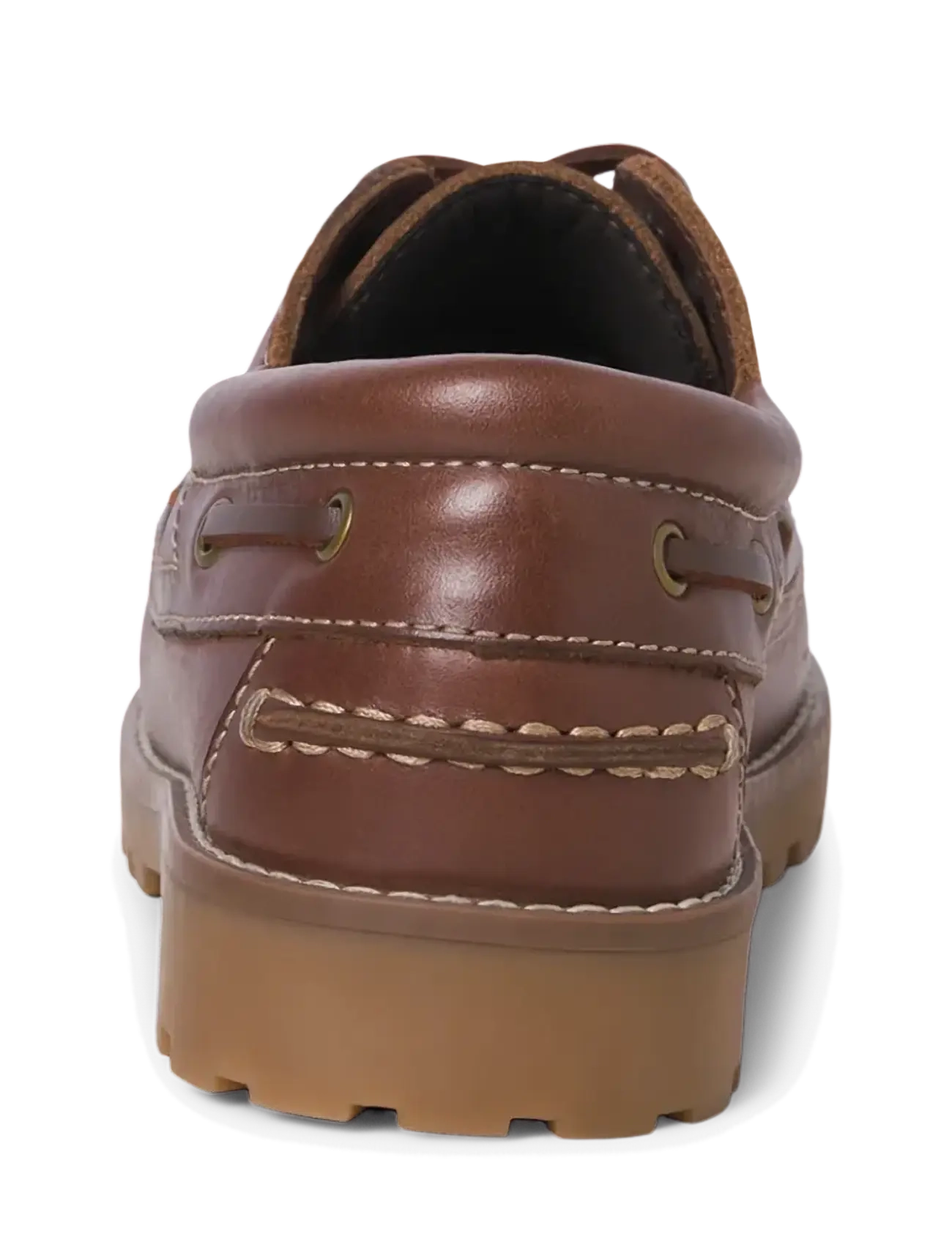 Jack & Jones - JFWBROOKLYN LEATHER BOAT SHOE LN - kollektionen - cognac - 4
