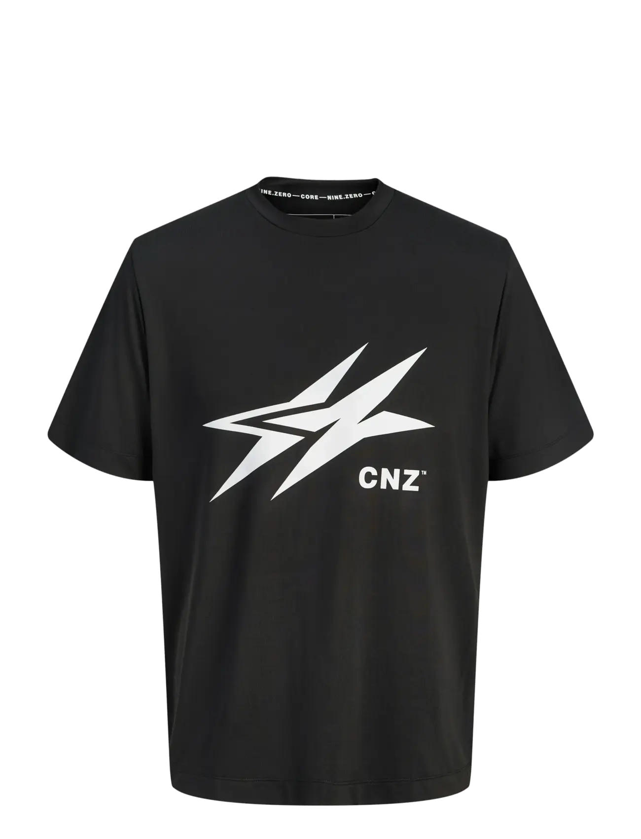 Jack & Jones JCOCNZAMSTERDAM LOGO T-SHIRT - T-Shirts - BLACK / black
