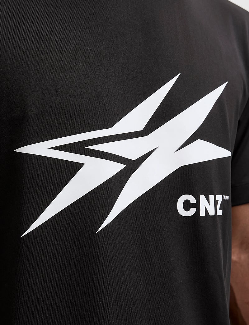 Jack & Jones - JCOCNZAMSTERDAM LOGO T-SHIRT - kortärmade t-shirts - black - 4