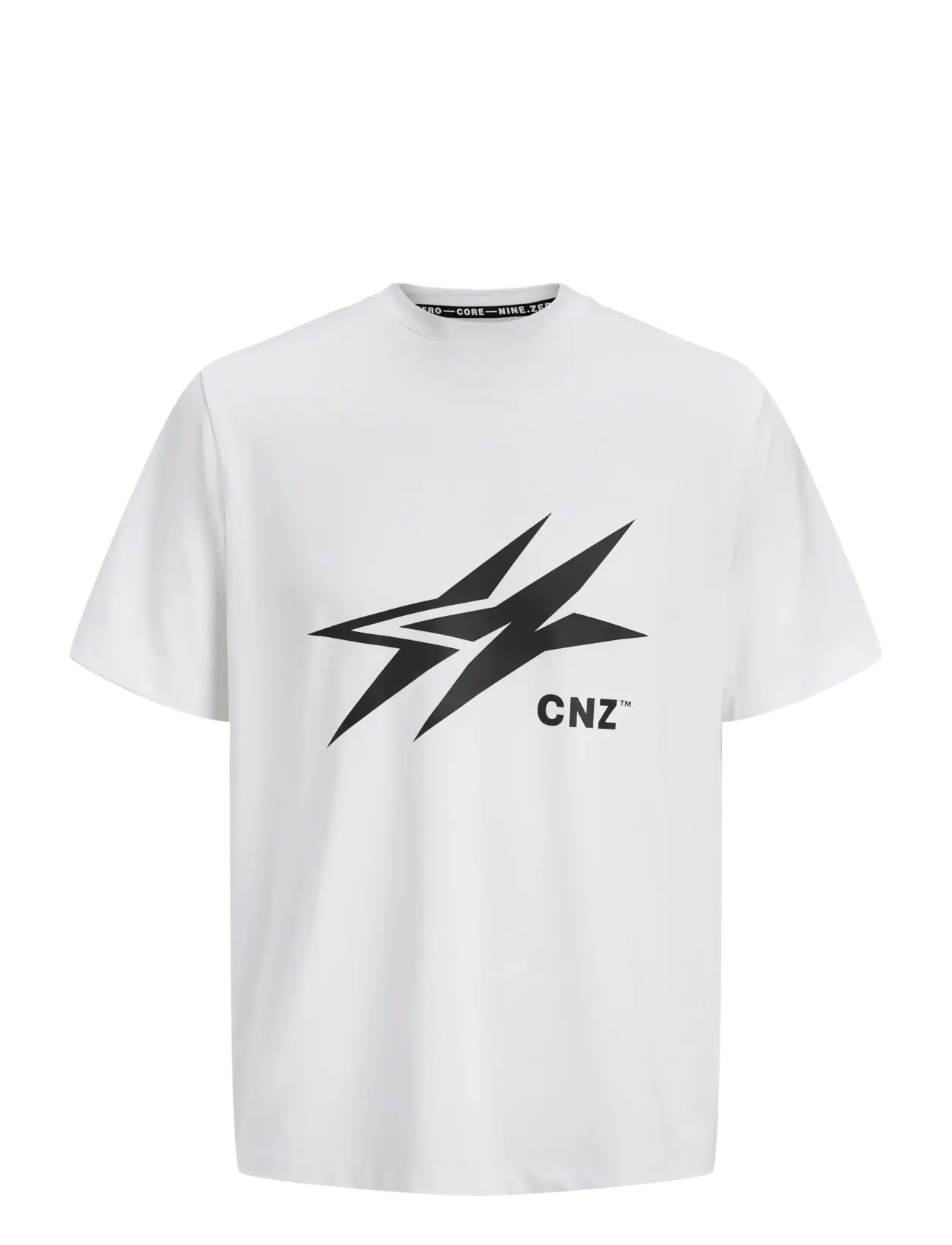 Jack & Jones JCOCNZAMSTERDAM LOGO T-SHIRT - T-shirts - BRIGHT WHITE / white