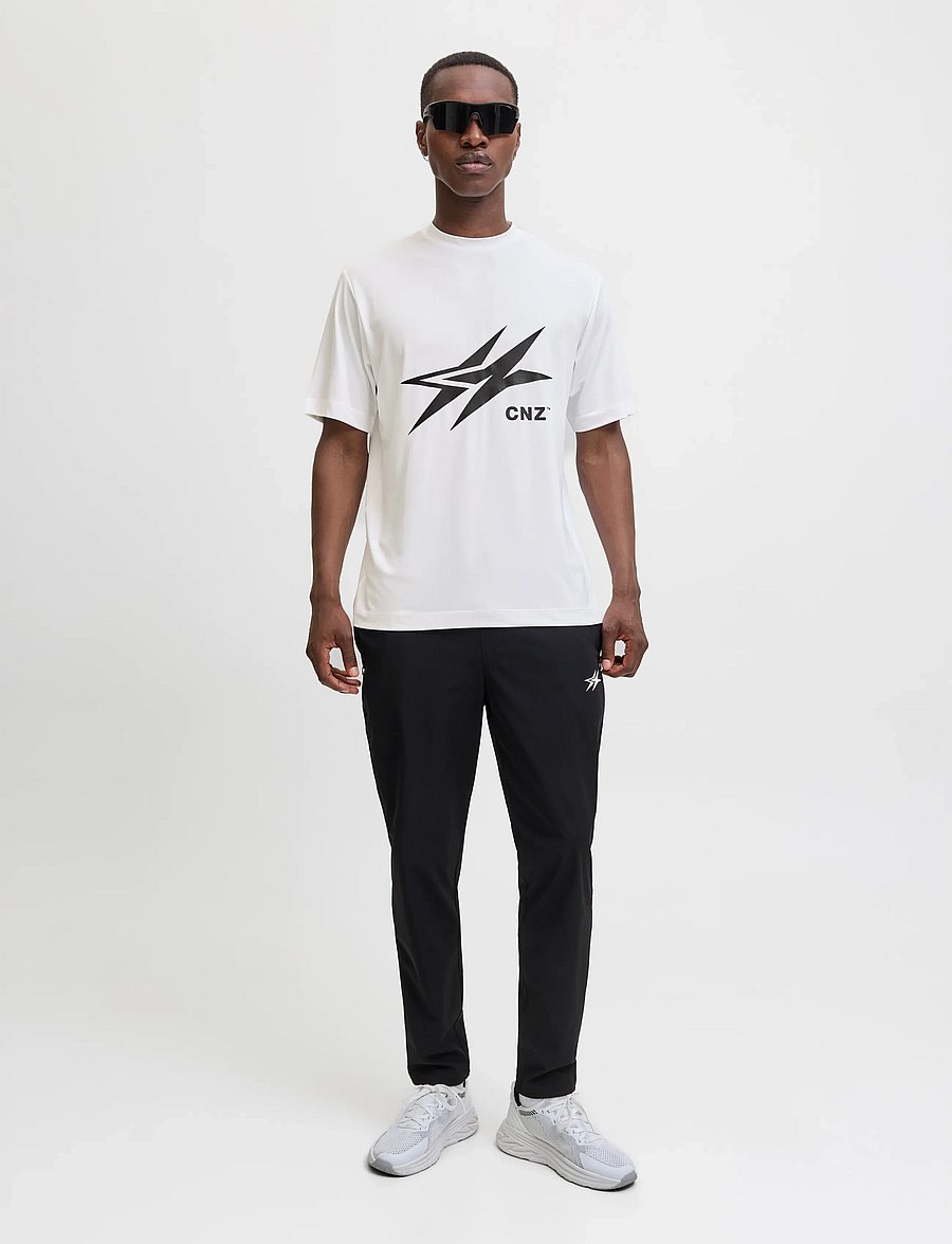 Jack & Jones - JCOCNZAMSTERDAM LOGO T-SHIRT - kurzärmelige t-shirts - bright white - 3