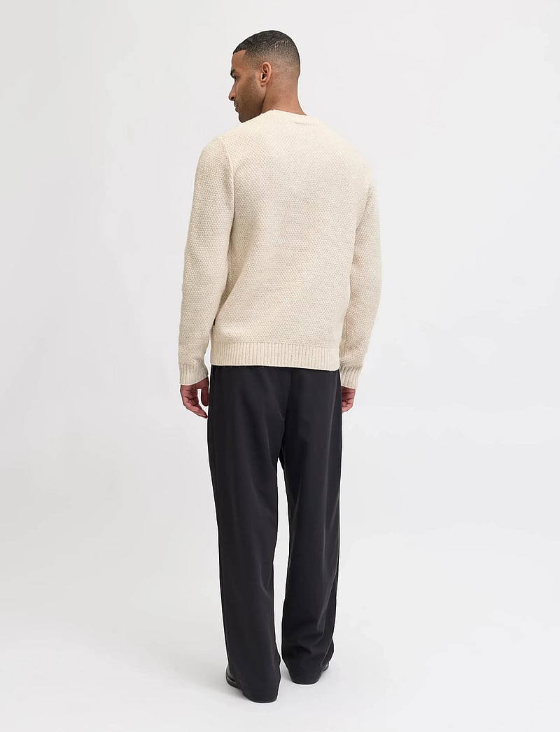 Jack & Jones - JPRBLAWILSON KNIT CREW NECK STYD AW25 - rundhalsad - cloud dancer - 2