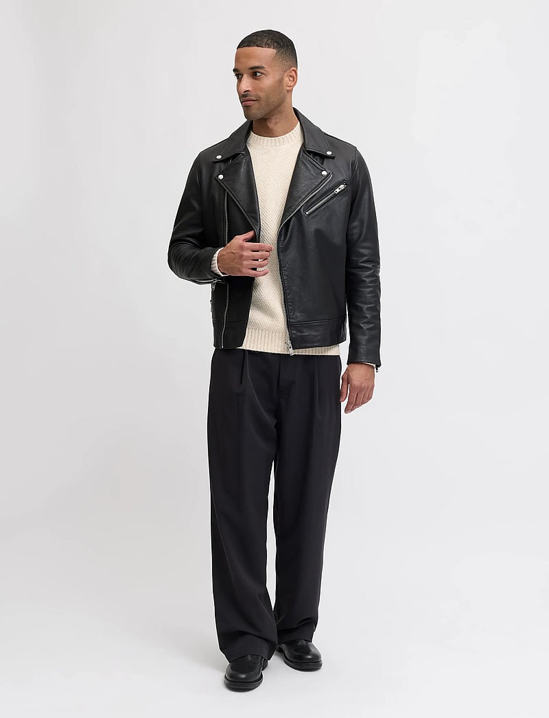 Jack & Jones - JPRBLAWILSON KNIT CREW NECK STYD AW25 - rundhalsad - cloud dancer - 3