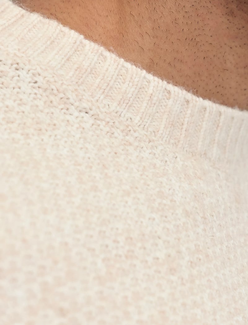 Jack & Jones - JPRBLAWILSON KNIT CREW NECK STYD AW25 - rundhalsad - cloud dancer - 4