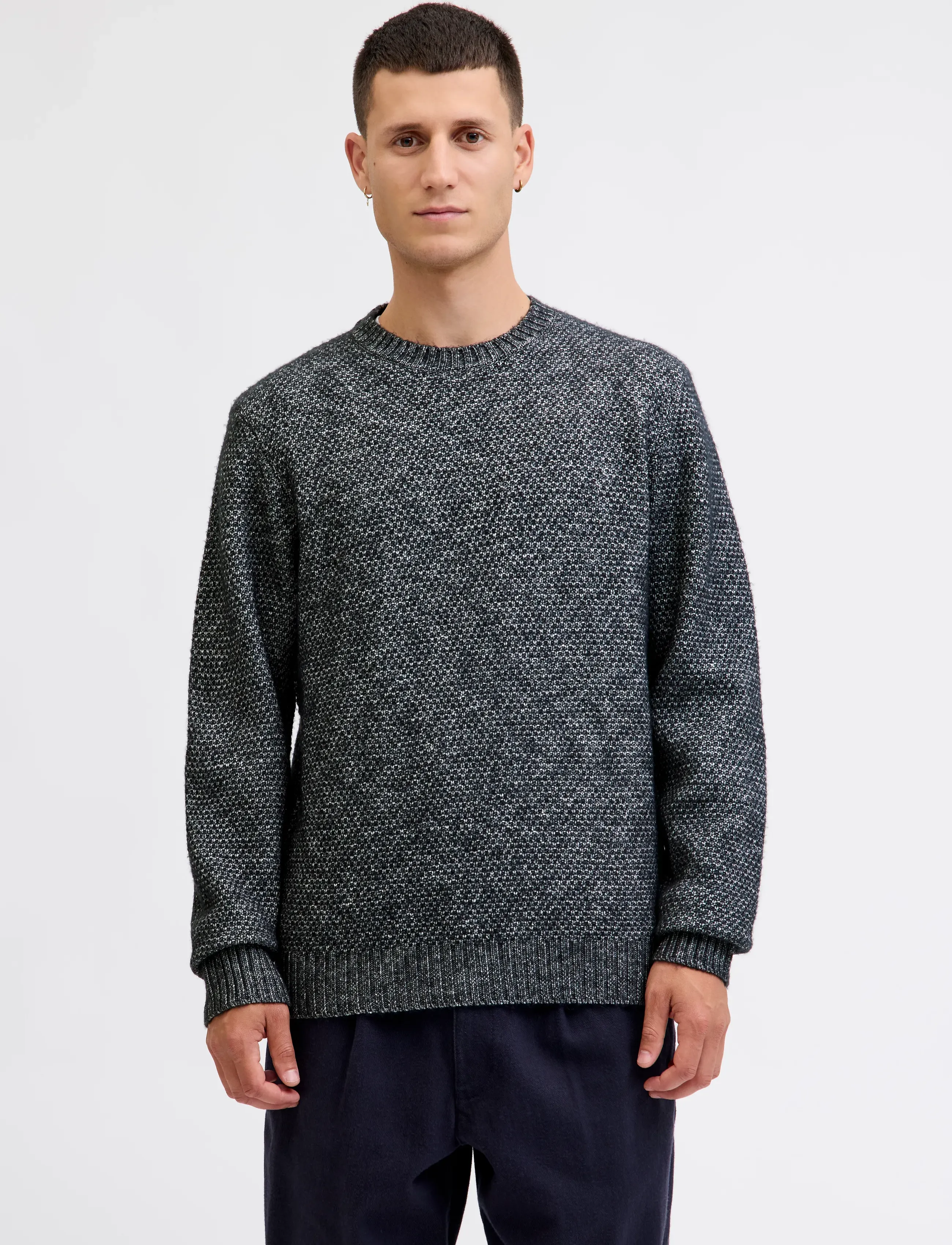 Jack & Jones JPRBLAWILSON KNIT CREW NECK STYD AW25 - Kollektionen - NIGHT SKY / navy