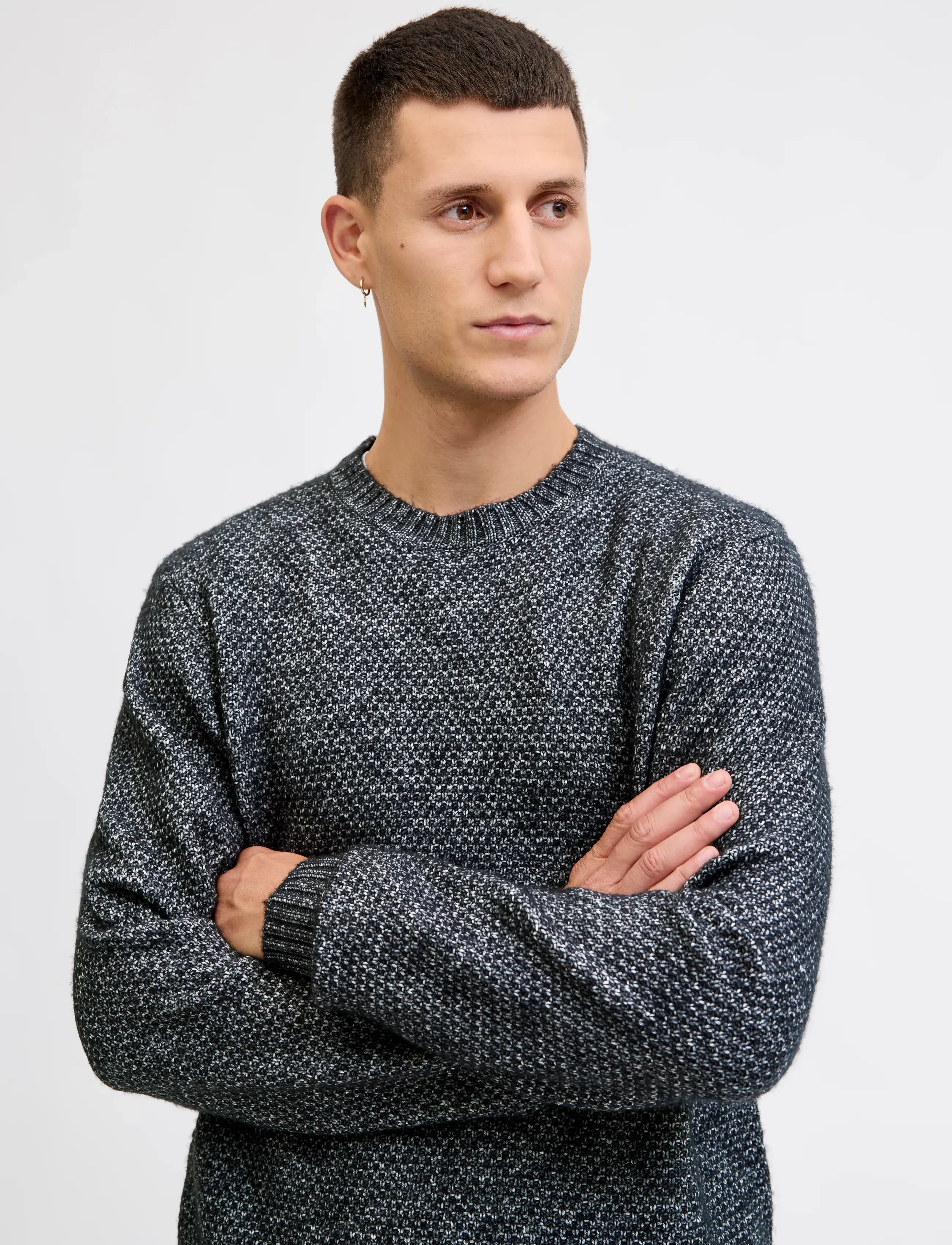 JACK & JONES Jprblawilson Knit Crew Neck Styd Aw25 stickade tröjor herr – bild 5