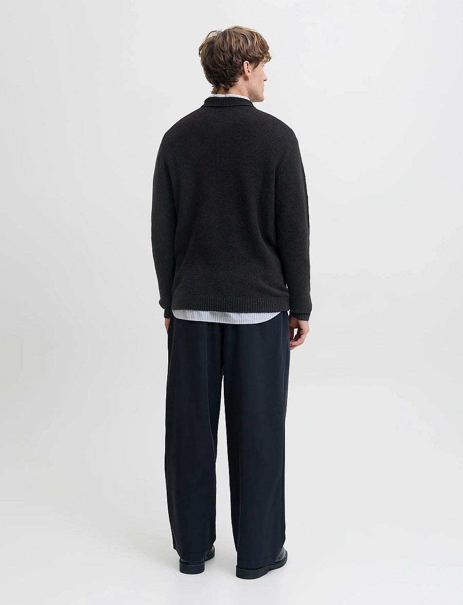 Jack & Jones - JPRBLAMAVERICK KNIT PACK BF LN - poloer i strik med lange ærmer - black - 2
