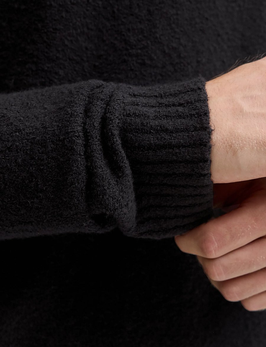 Jack & Jones - JPRBLAMAVERICK KNIT PACK BF LN - poloer i strik med lange ærmer - black - 4
