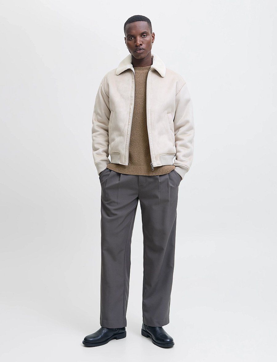 Jack & Jones - JPRBLAMAVERICK KNIT PACK BF LN - trikotažiniai polo marškinėliai ilgomis rankovėmis - brindle - 3