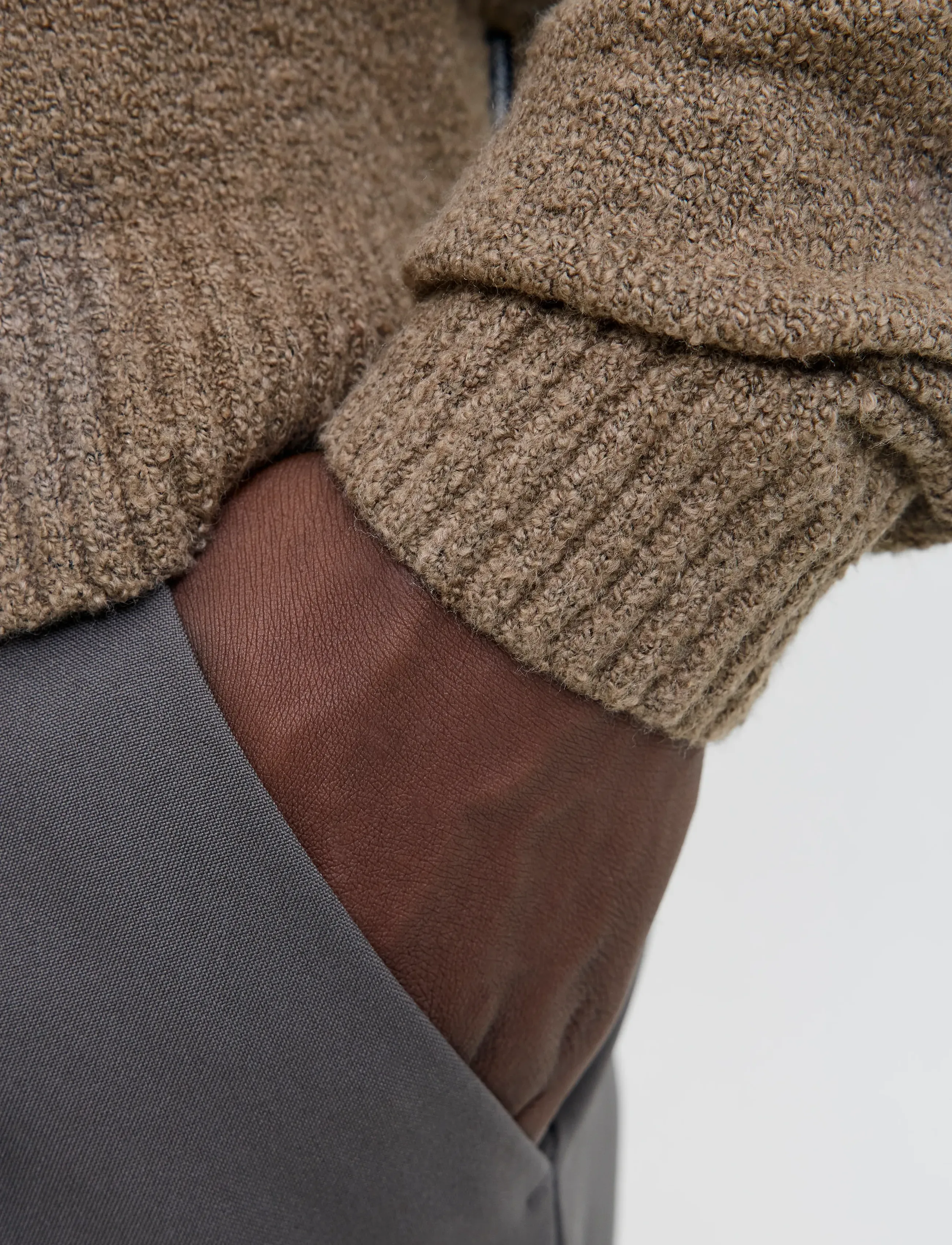 Jack & Jones - JPRBLAMAVERICK KNIT PACK BF LN - long-sleeved knitted polos - brindle - 5