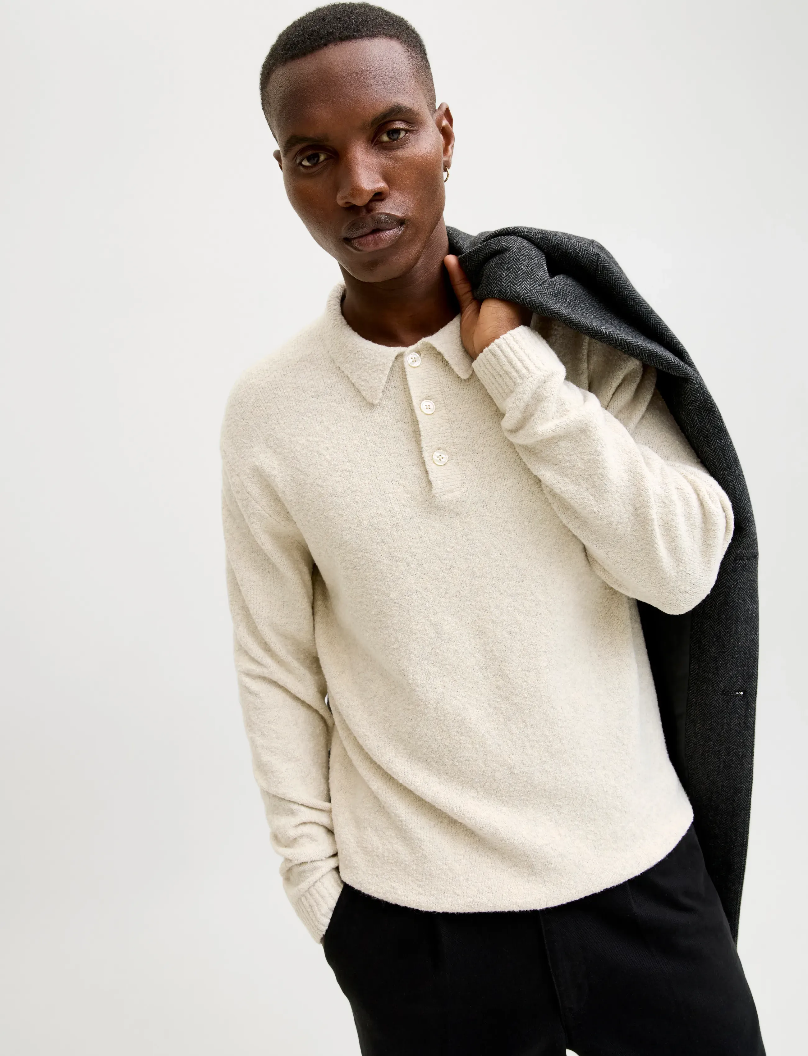 Jack & Jones JPRBLAMAVERICK KNIT PACK BF LN - Streetstyle - SILVER LINING / cream