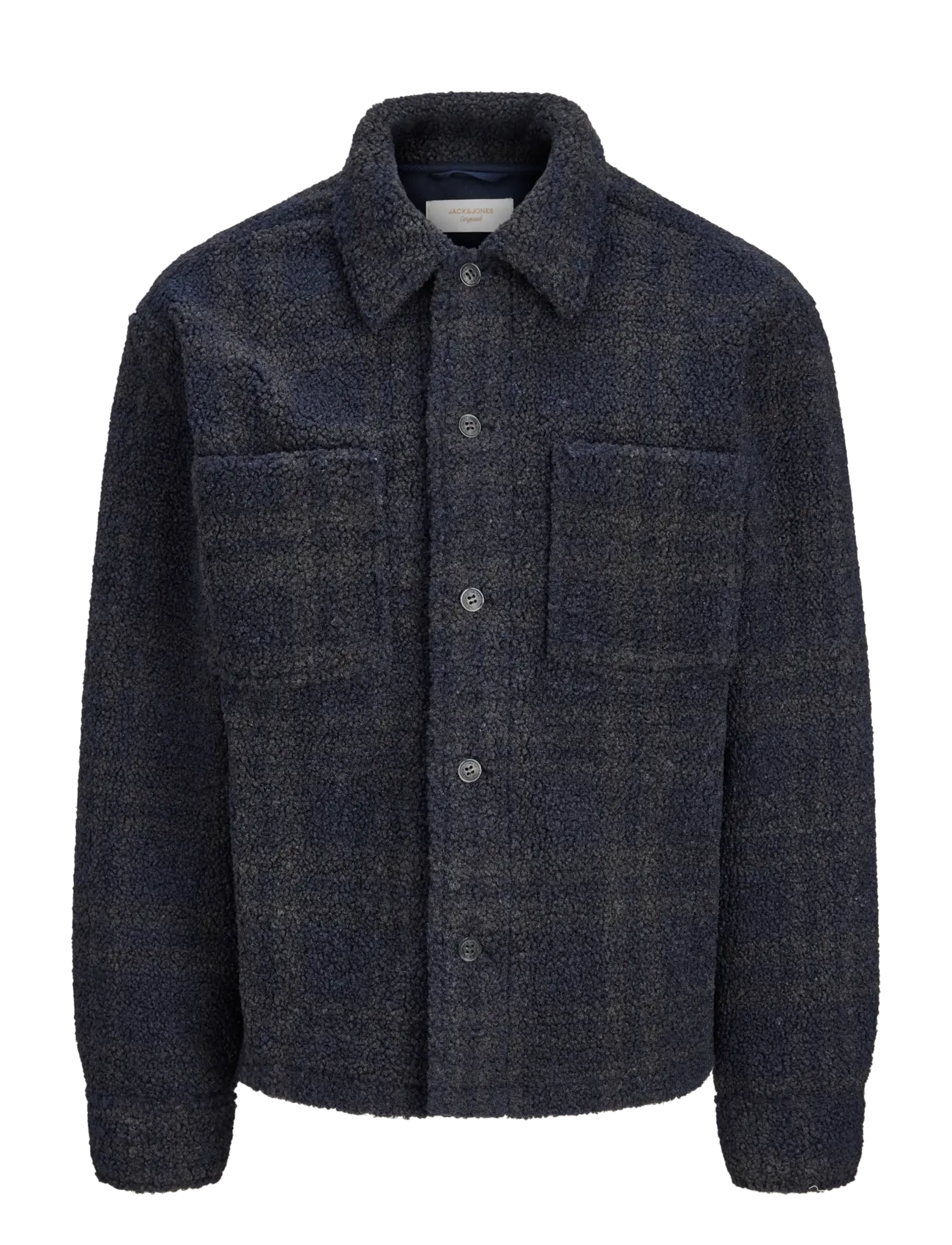 Jack & Jones JORBLEECKER TEDDY OVERSHIRT LS - Kollektionen - NAVY BLAZER / navy