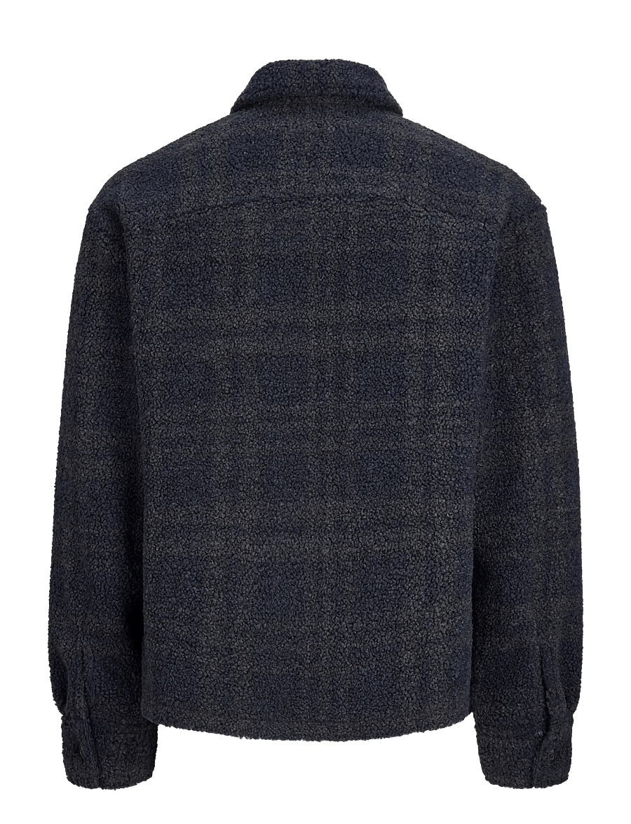 Jack & Jones - JORBLEECKER TEDDY OVERSHIRT LS - navy blazer - 1