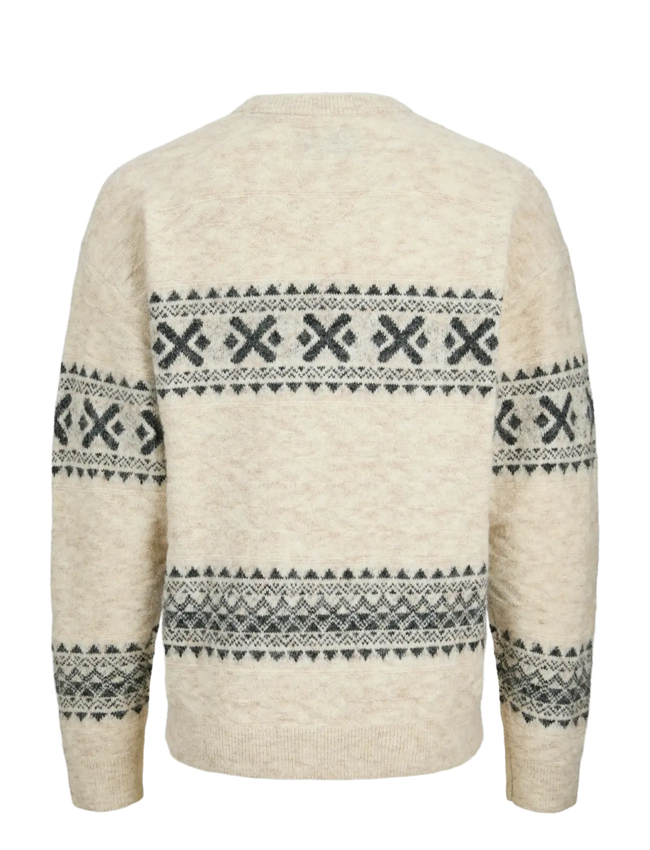 Jack & Jones - JPRBLUMAX FAIRISLE KNIT CREW NECK LN - simply taupe - 2