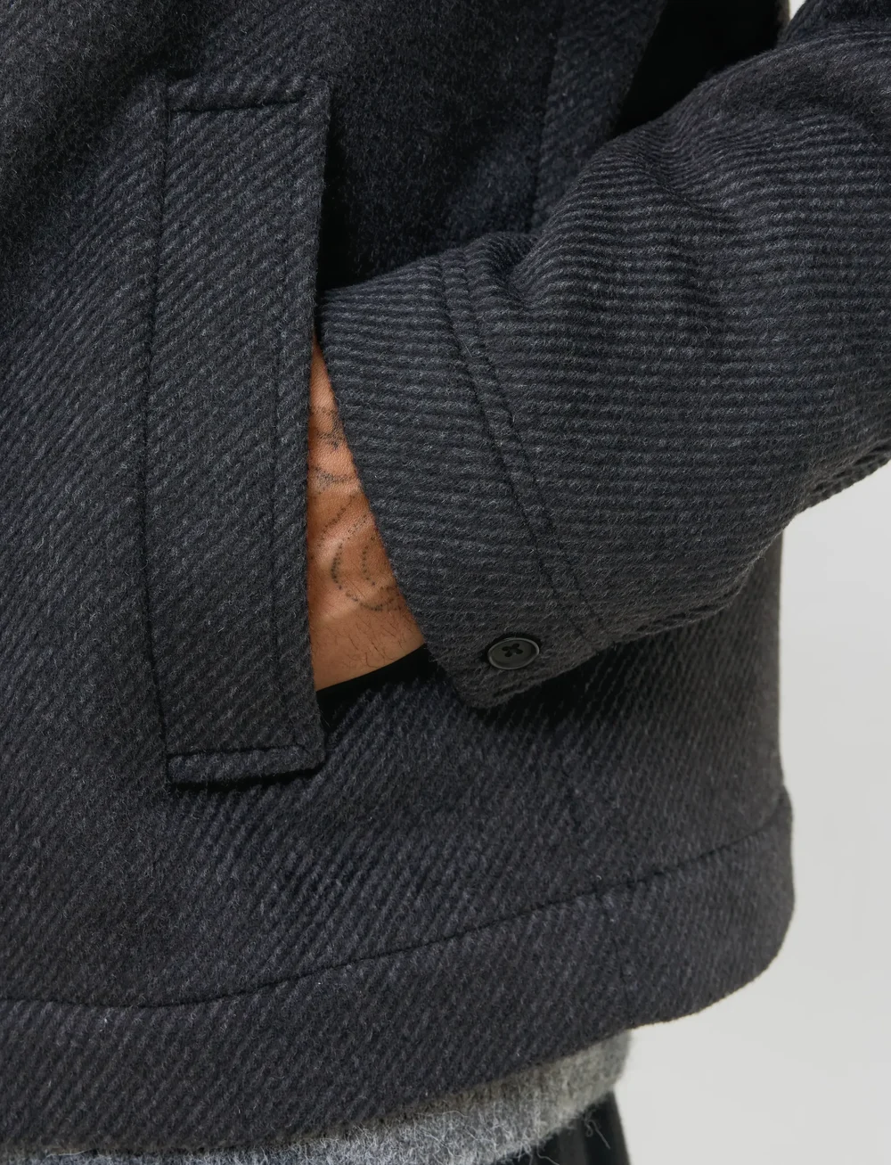 Jack & Jones - JPRBLACOBBS JACKET - höstjackor - dark grey melange - 5