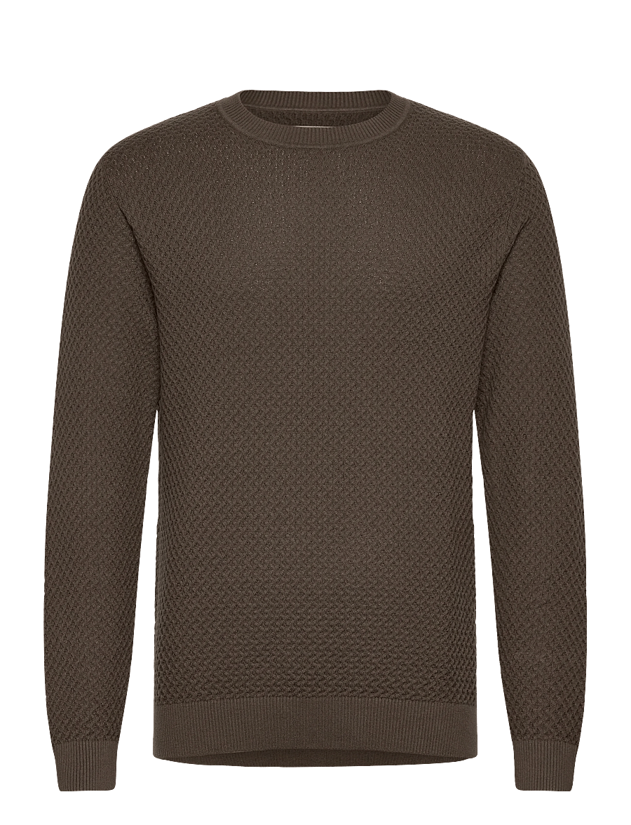 Jack & Jones - JPRBLUBARKLEY KNIT CREW NECK CH LN - rundhals - crocodile - 1