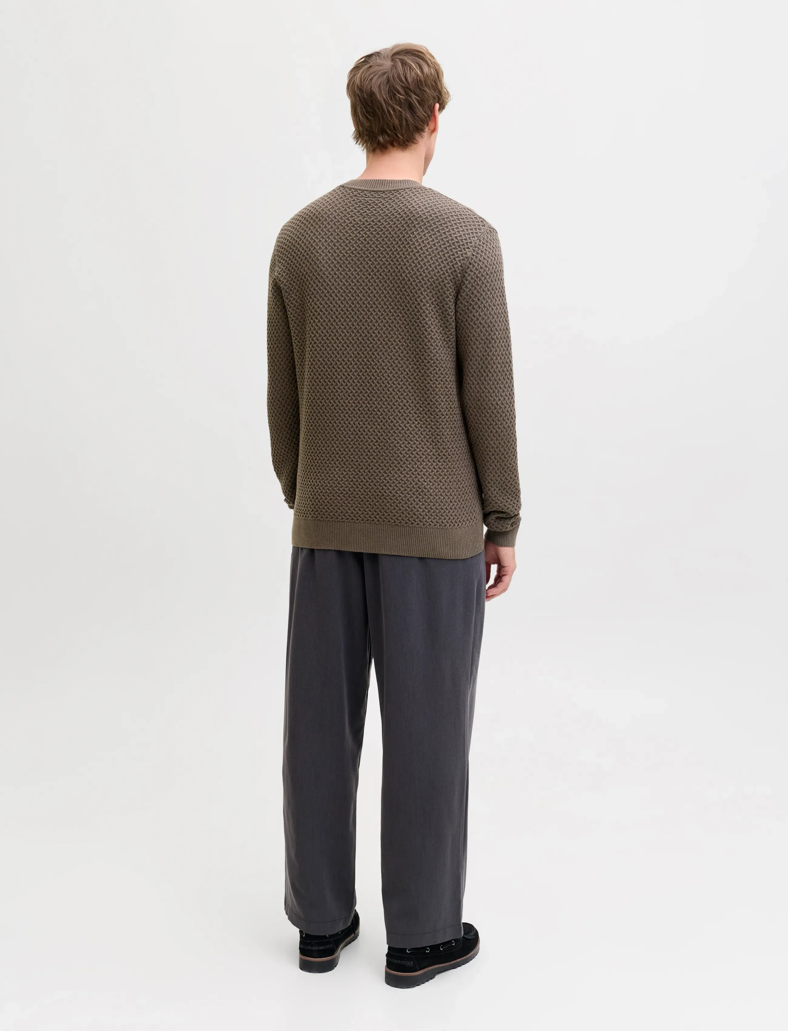 Jack & Jones - JPRBLUBARKLEY KNIT CREW NECK CH LN - rundhals - crocodile - 3