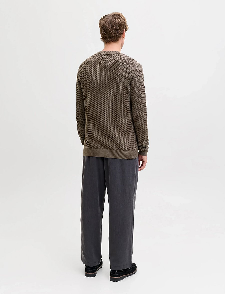 Jack & Jones - JPRBLUBARKLEY KNIT CREW NECK CH LN - rundhals - crocodile - 3