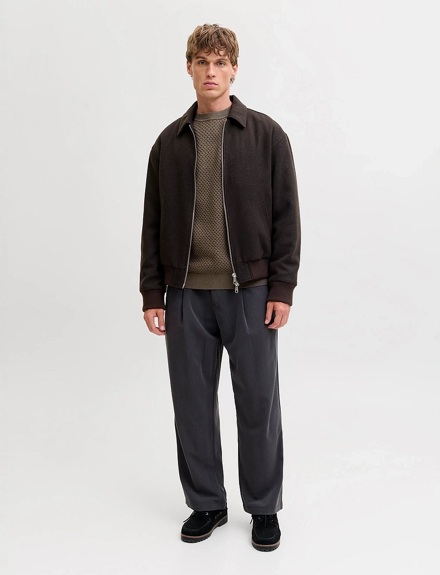 Jack & Jones - JPRBLUBARKLEY KNIT CREW NECK CH LN - rundhals - crocodile - 4