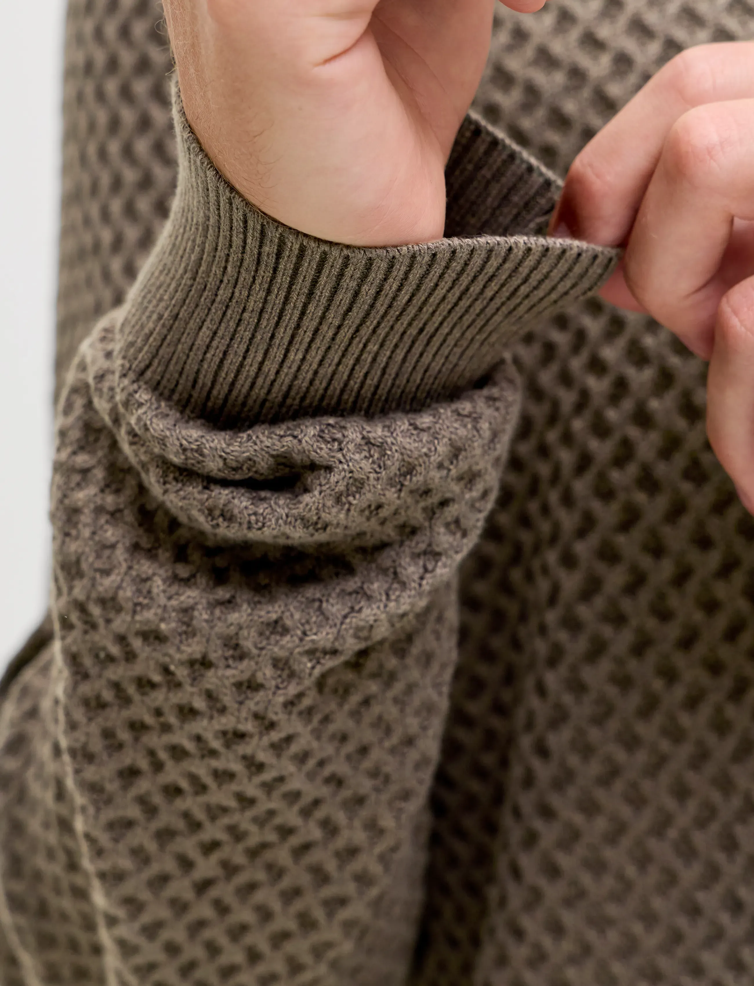 Jack & Jones - JPRBLUBARKLEY KNIT CREW NECK CH LN - rundhals - crocodile - 5