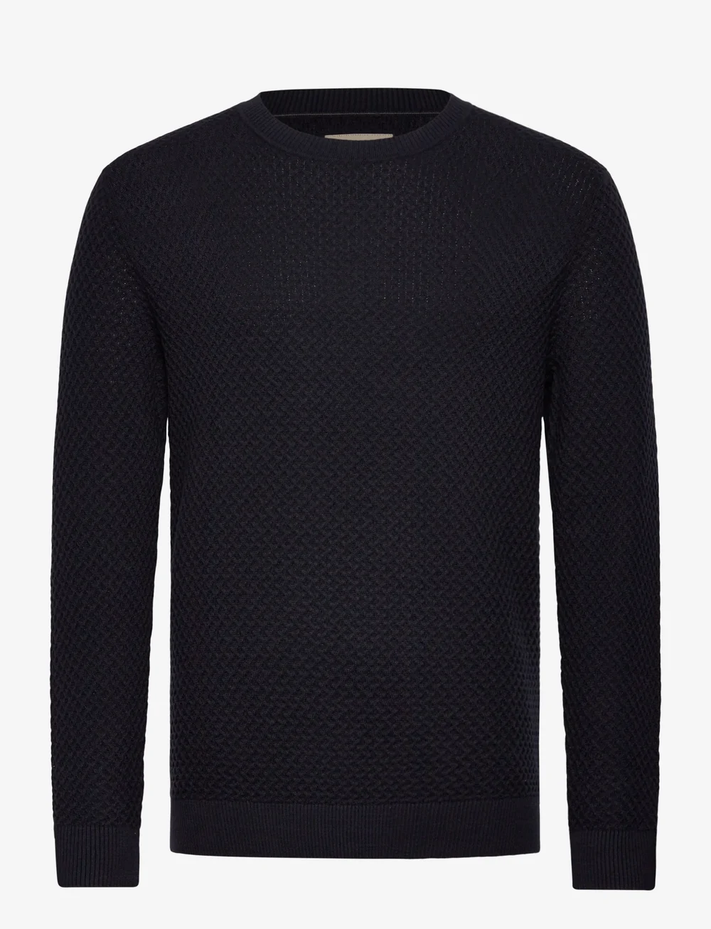 Jack & Jones - JPRBLUBARKLEY KNIT CREW NECK CH LN - round necks - night sky - 0