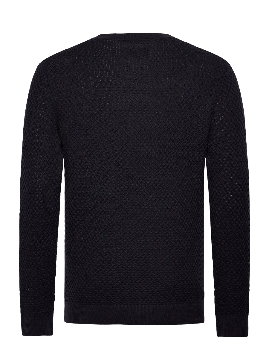 Jack & Jones - JPRBLUBARKLEY KNIT CREW NECK CH LN - rundhals - night sky - 2