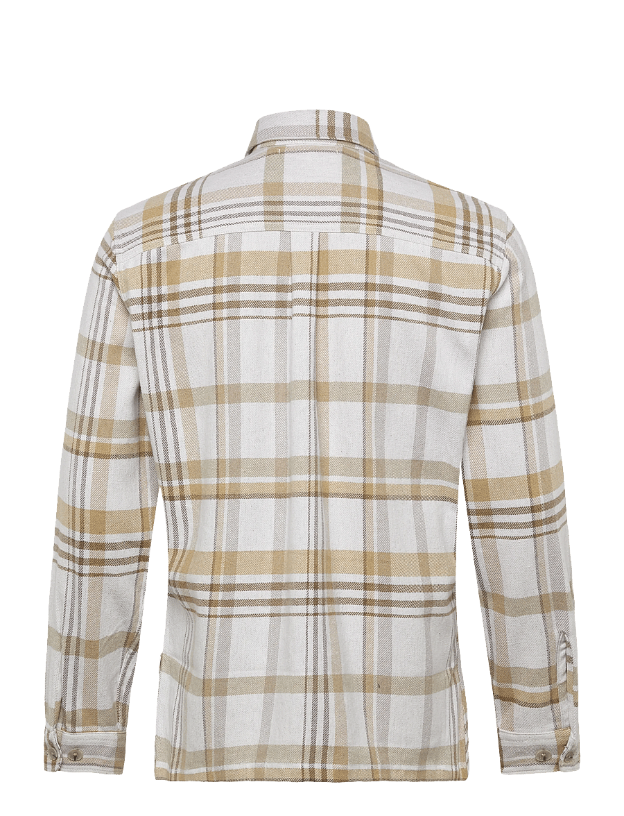 Jack & Jones - JPRRAYLE MELANGE CHECK L/S OVERSHIRT SN - kolekcijos - cloud cream - 2