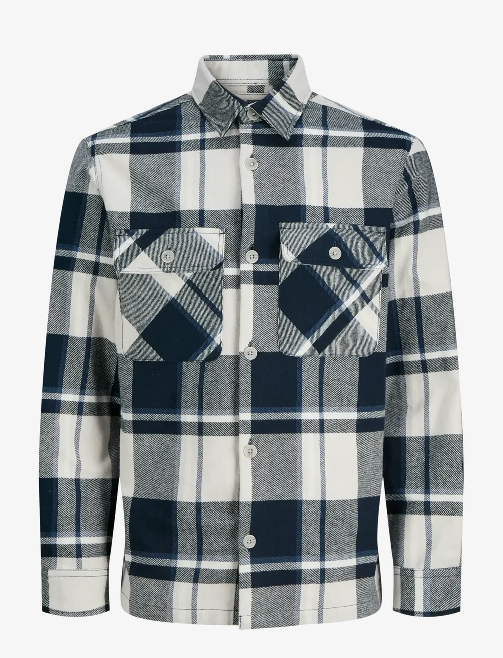 Jack & Jones - JPRRAYLE MELANGE CHECK L/S OVERSHIRT SN - kollektsioonid - dark navy - 1