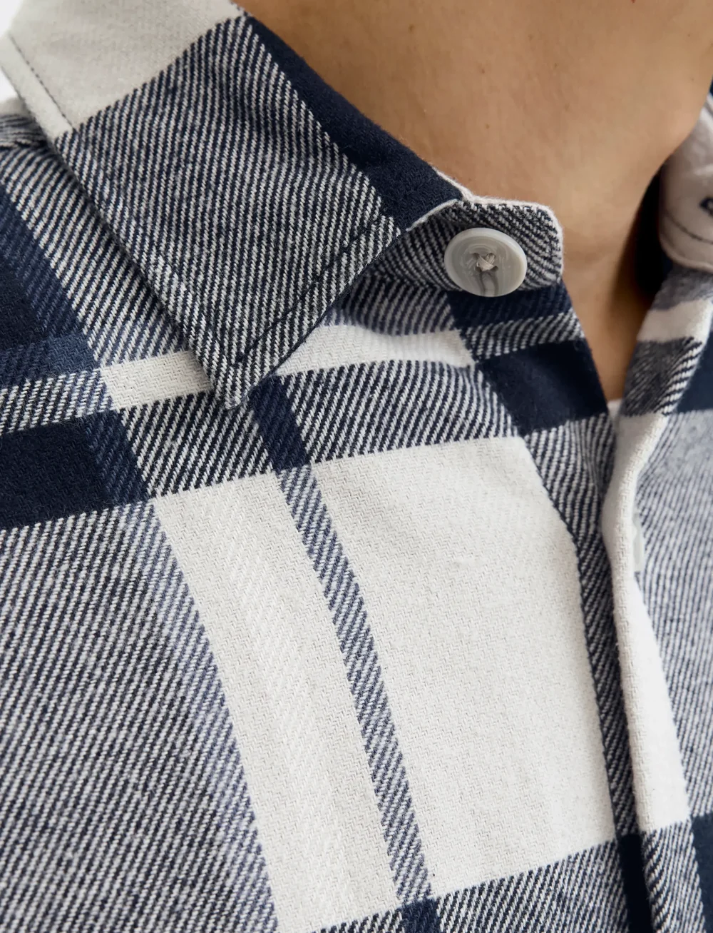 Jack & Jones - JPRRAYLE MELANGE CHECK L/S OVERSHIRT SN - kollektsioonid - dark navy - 3