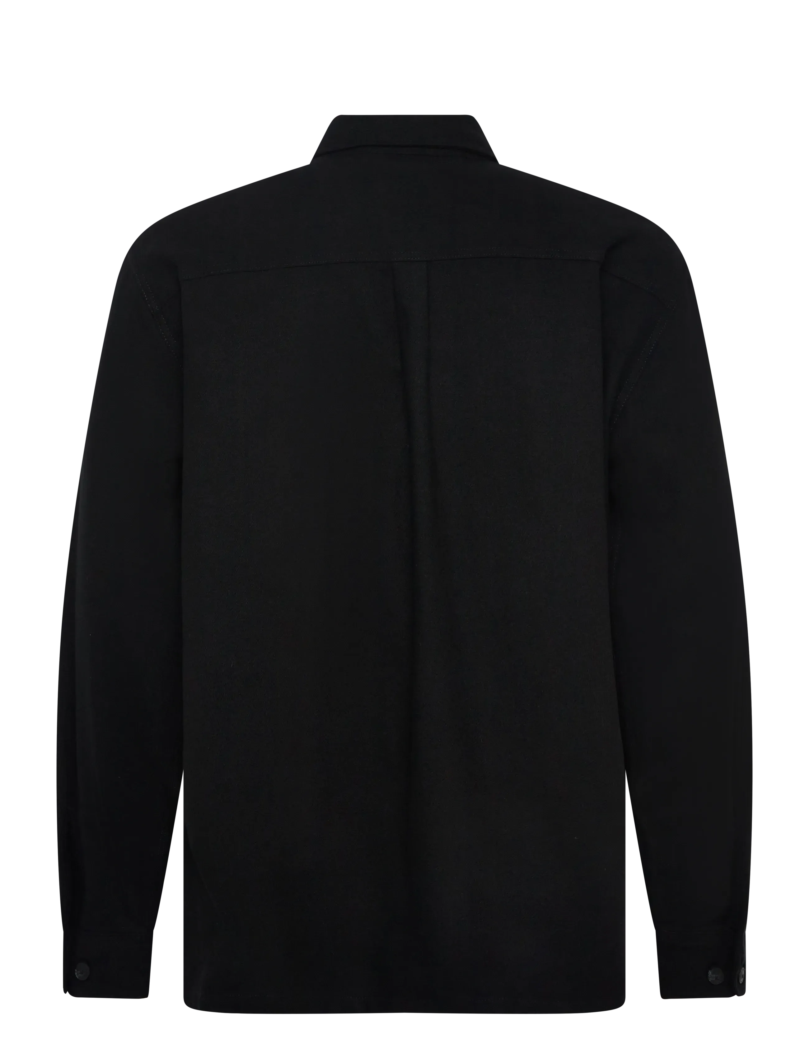 Jack & Jones - JPRRAYLE MELANGE SOLID L/S OVERSHIRT SN - kollektioner - black beauty - 2