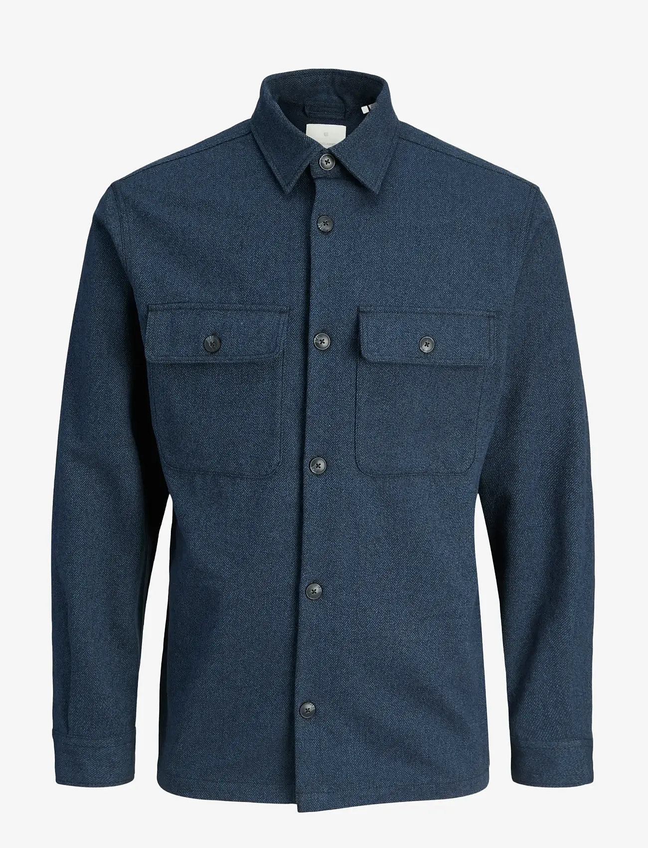 Jack & Jones - JPRRAYLE MELANGE SOLID L/S OVERSHIRT SN - odzież - dark navy - 1