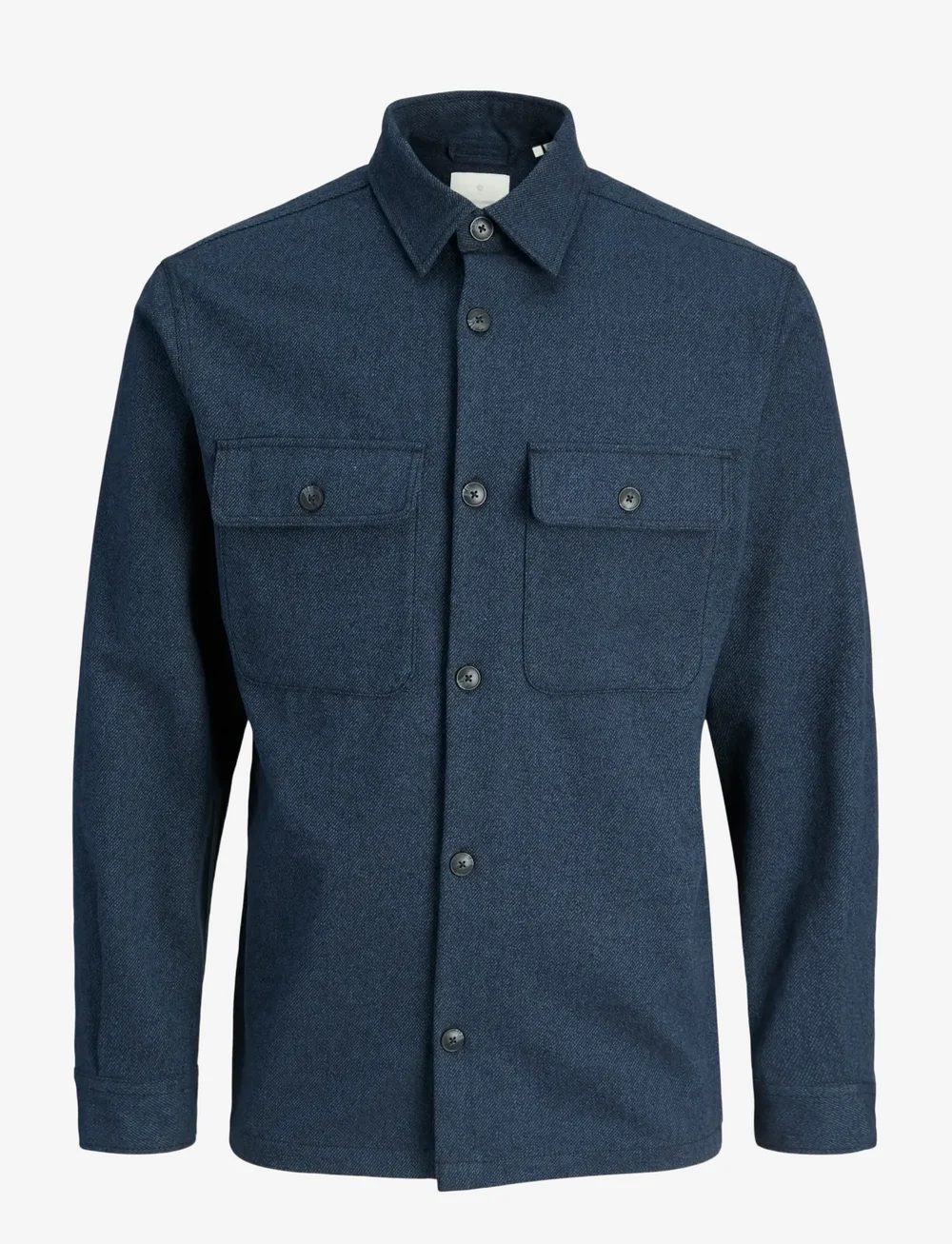 Jack & Jones - JPRRAYLE MELANGE SOLID L/S OVERSHIRT SN - kollektsioonid - dark navy - 1
