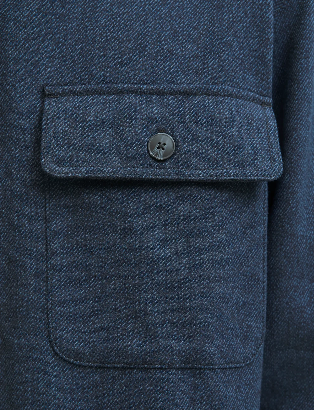 Jack & Jones - JPRRAYLE MELANGE SOLID L/S OVERSHIRT SN - kollektsioonid - dark navy - 5