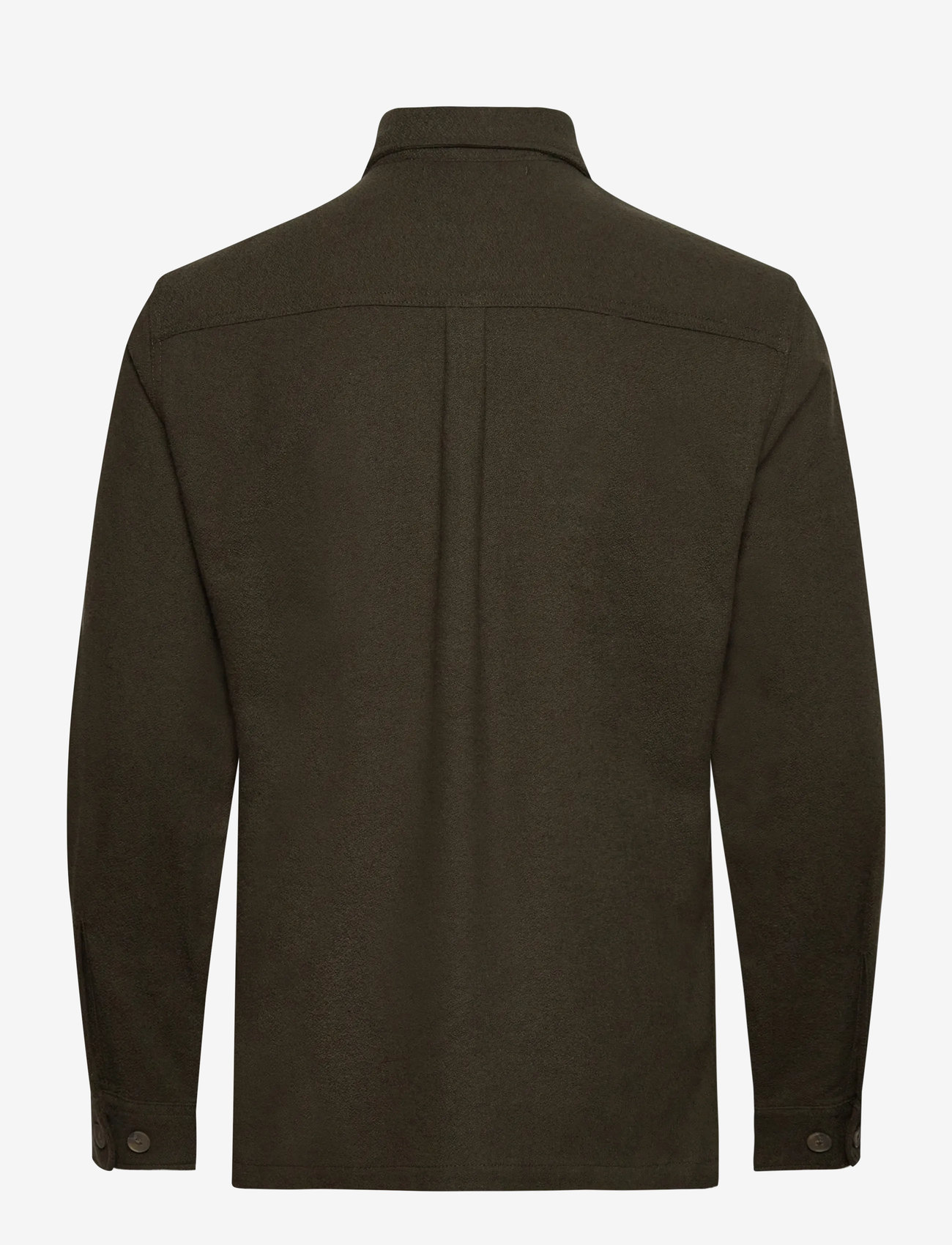 Jack & Jones - JPRRAYLE MELANGE SOLID L/S OVERSHIRT SN - sügisesed riided - peat - 2