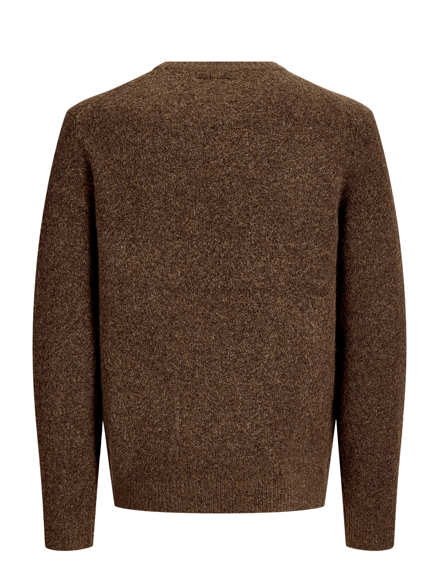 Jack & Jones - JPRBLASIMON SOUFFLE KNIT CREW NECK SN - rundhals - chocolate torte - 1