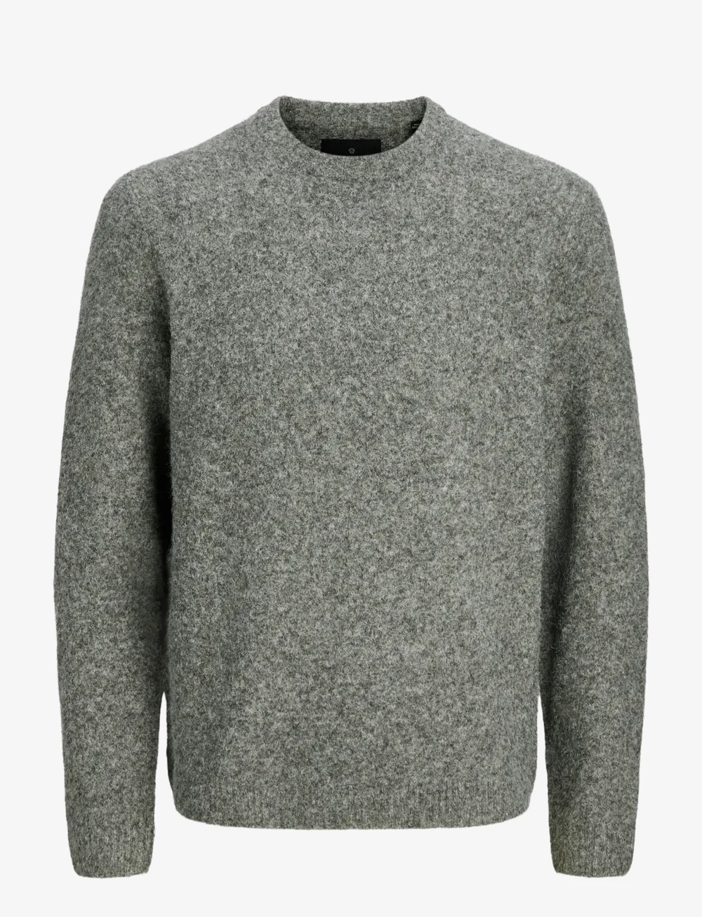 Jack & Jones - JPRBLASIMON SOUFFLE KNIT CREW NECK - rund hals - medium grey melange - 1