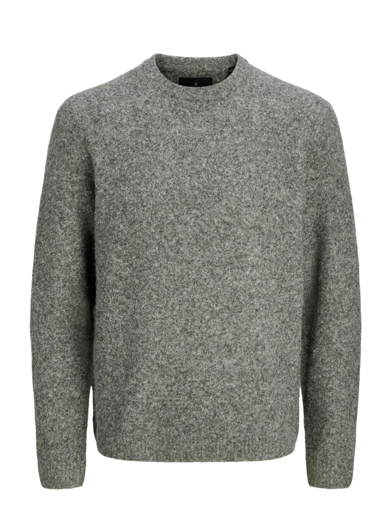 Jack & Jones - JPRBLASIMON SOUFFLE KNIT CREW NECK - rundhals - medium grey melange - 1
