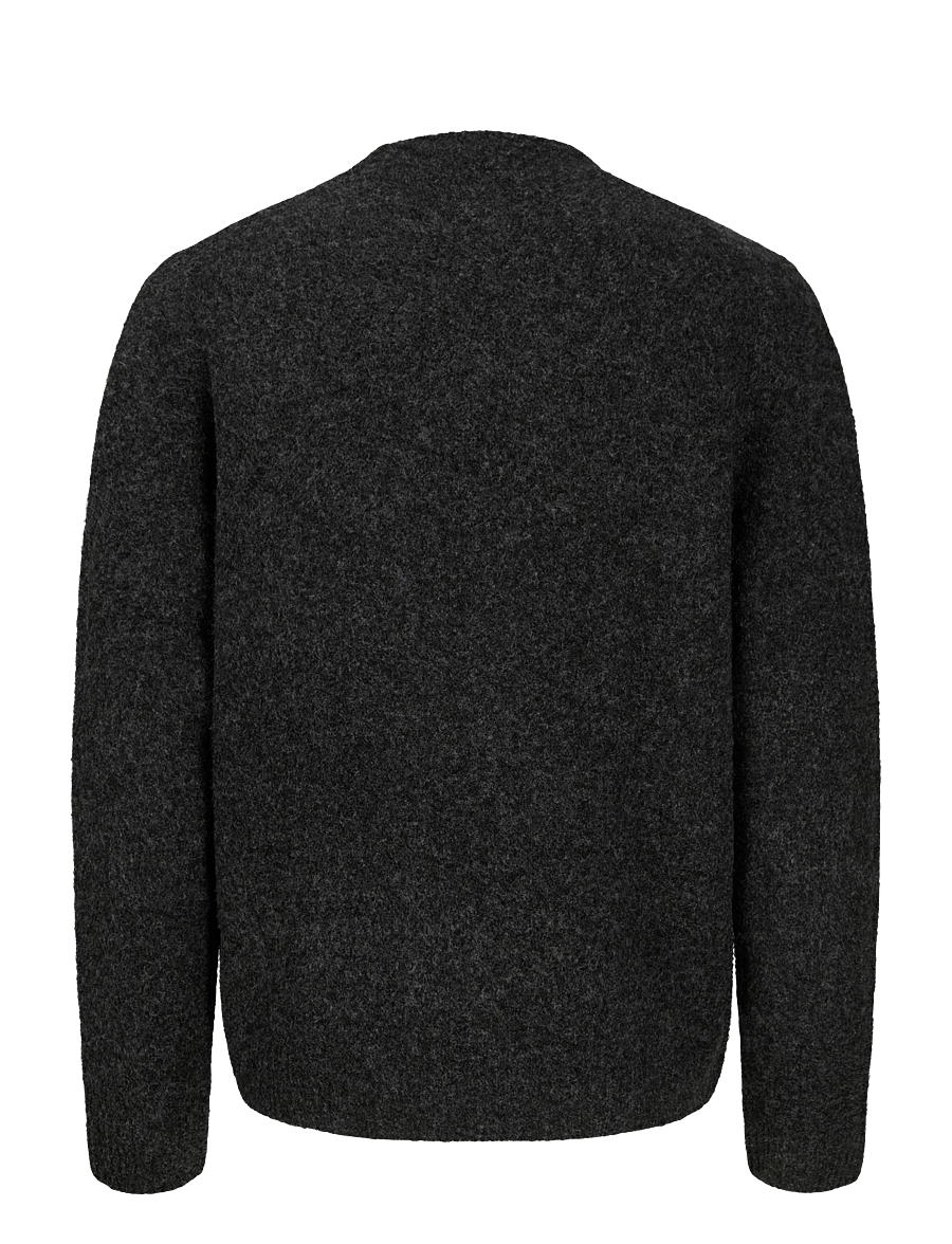 Jack & Jones - JPRBLASIMON SOUFFLE KNIT CREW NECK SN - rundhals - medium grey melange - 1