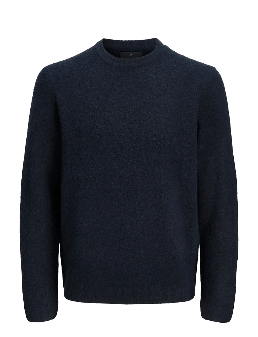 Jack & Jones - JPRBLASIMON SOUFFLE KNIT CREW NECK SN - Ümmarguse kaelusega kudumid - night sky - 1