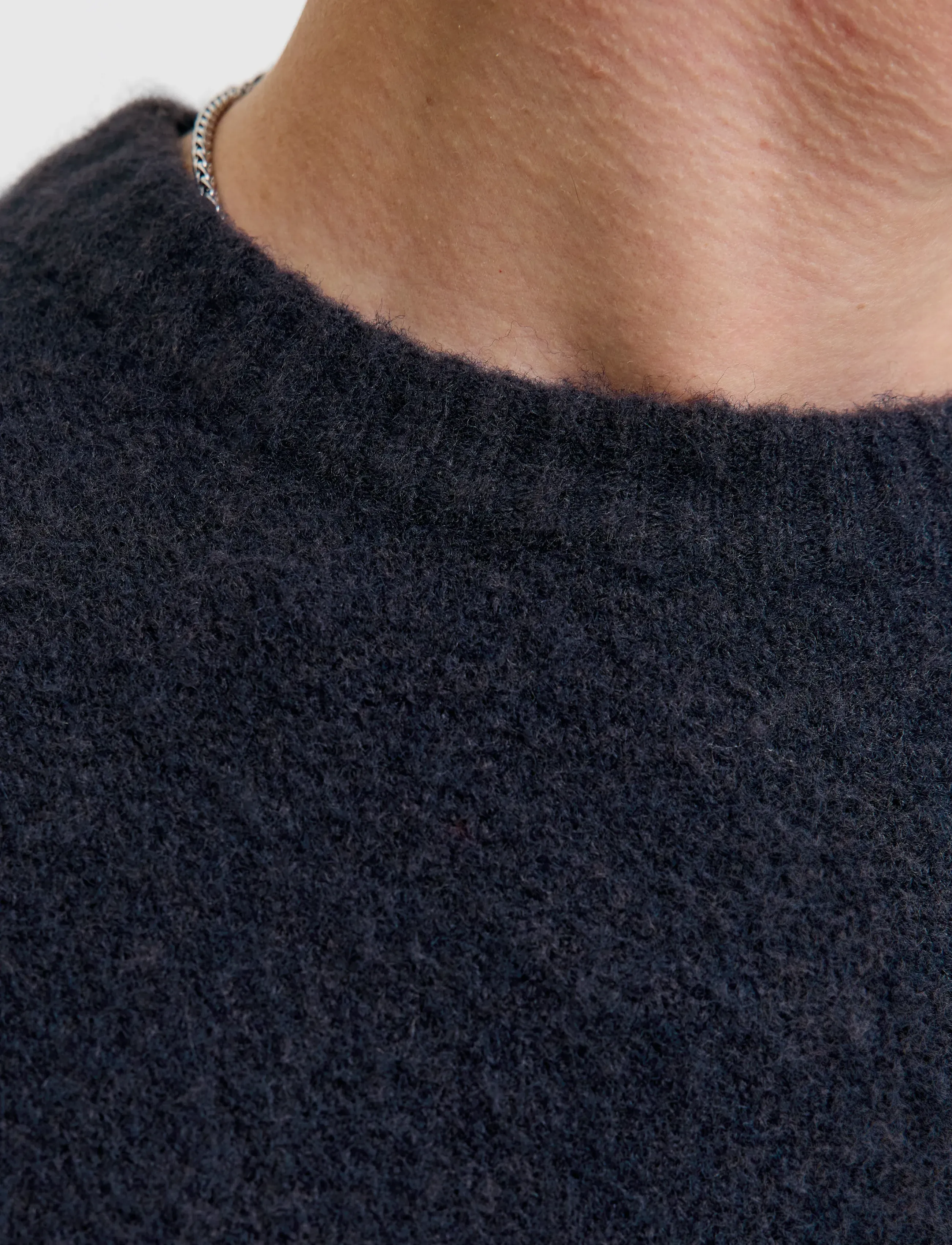 Jack & Jones - JPRBLASIMON SOUFFLE KNIT CREW NECK SN - Ümmarguse kaelusega kudumid - night sky - 3