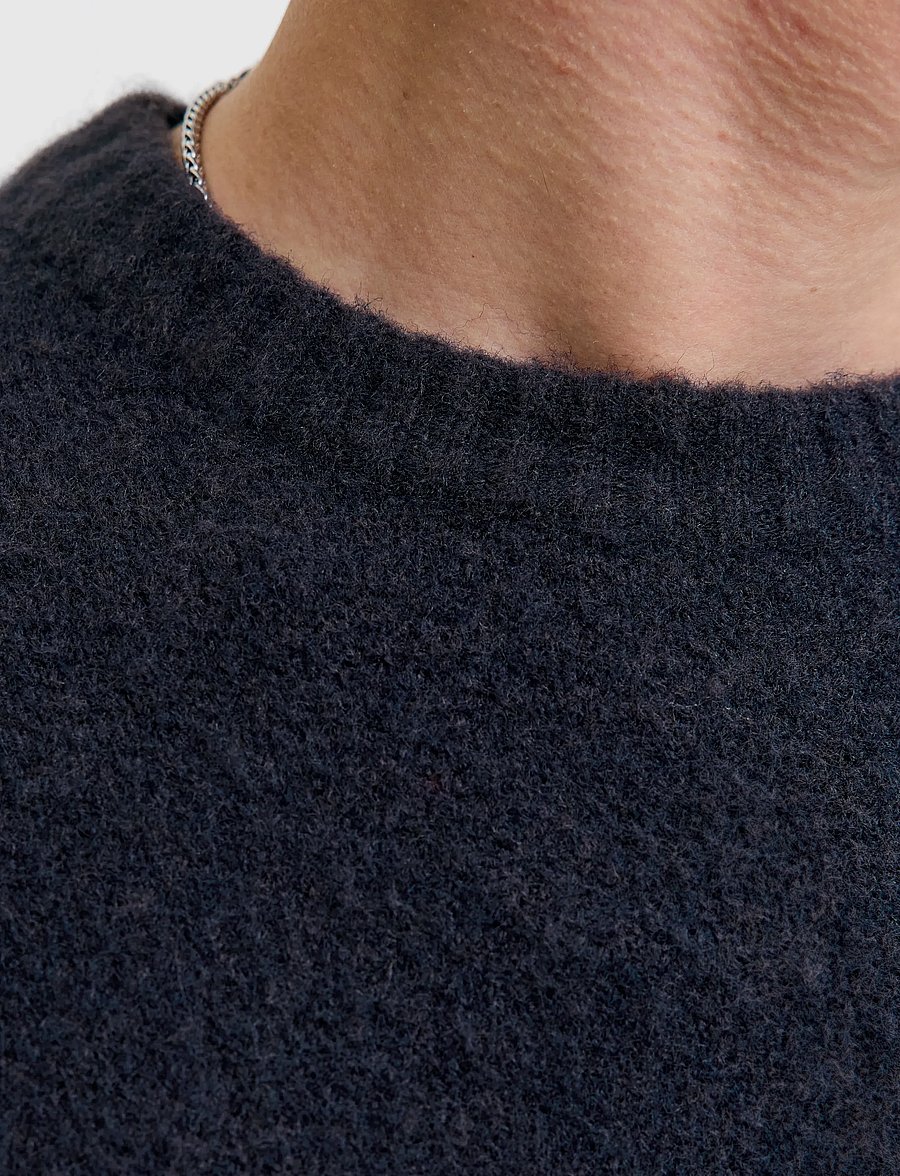 Jack & Jones - JPRBLASIMON SOUFFLE KNIT CREW NECK SN - Ümmarguse kaelusega kudumid - night sky - 3