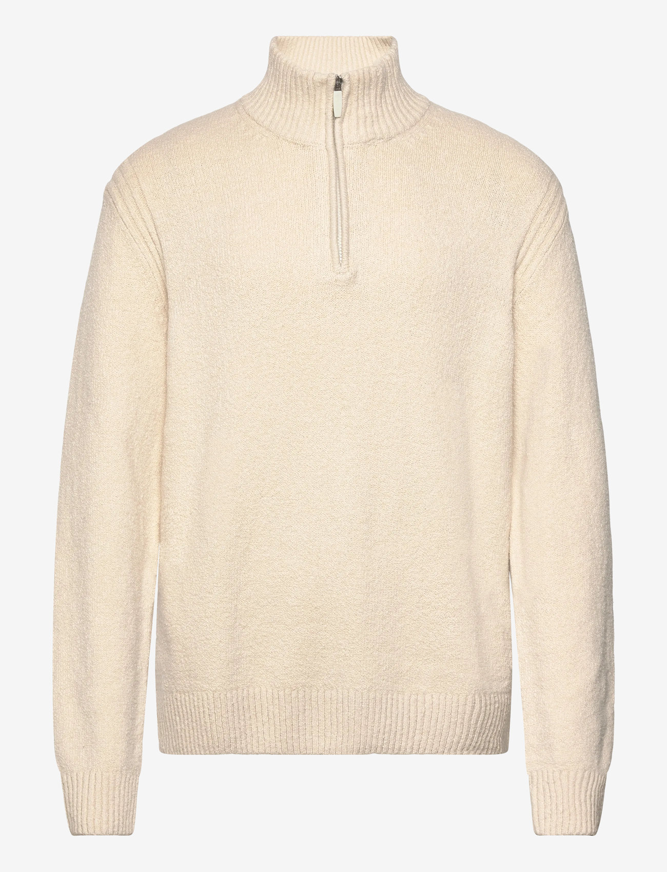 Jack & Jones - JCOPOINT KNIT BOUCLE BF PACK - halfzip strik - rainy day - 0