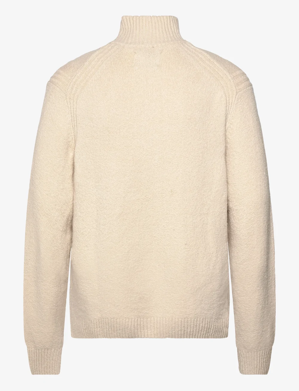 Jack & Jones - JCOPOINT KNIT BOUCLE BF PACK - pullover mit halbem reißverschluss - rainy day - 1