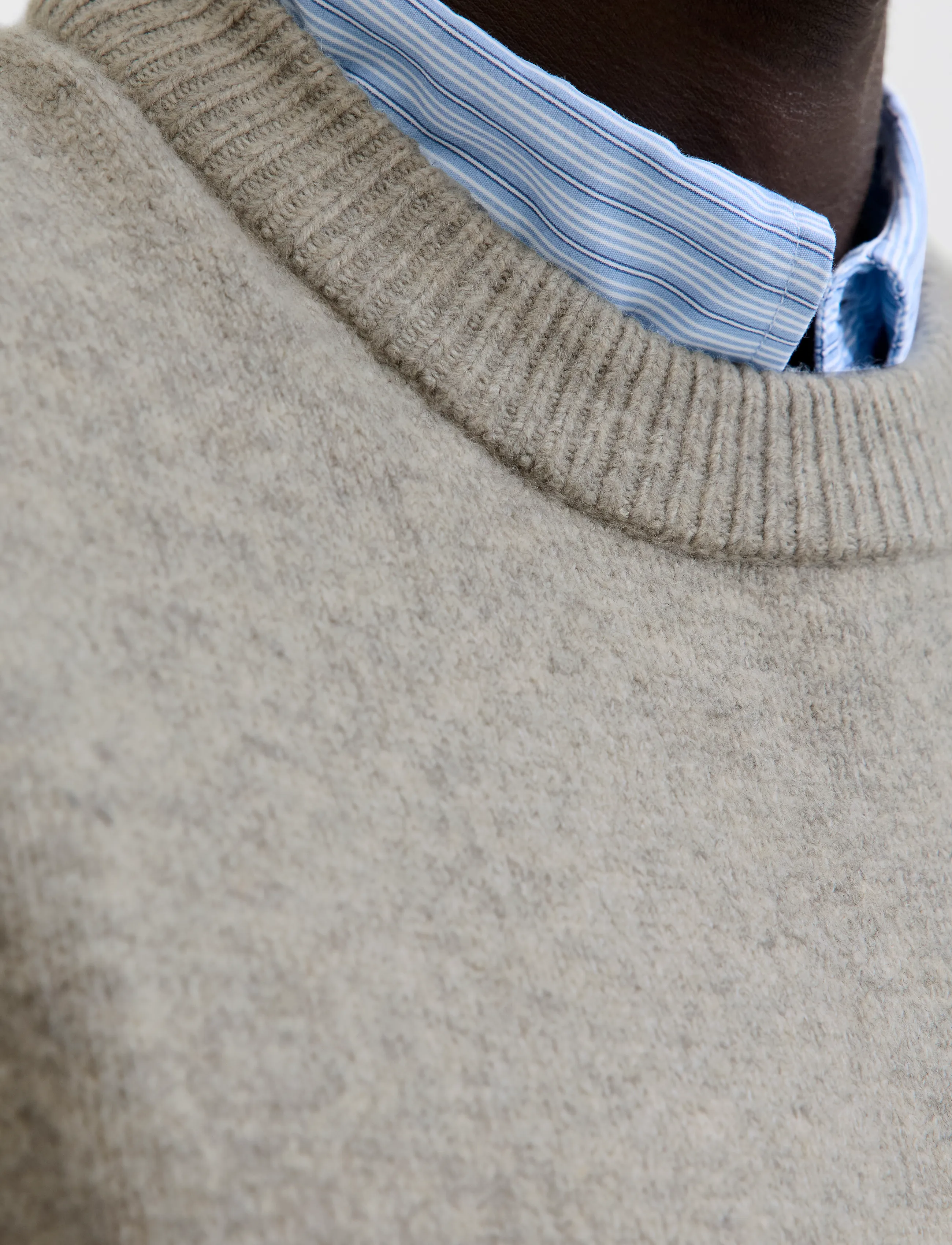 Jack & Jones - JJSOHO OLLIE KNIT VEST - strikveste - light grey melange - 5