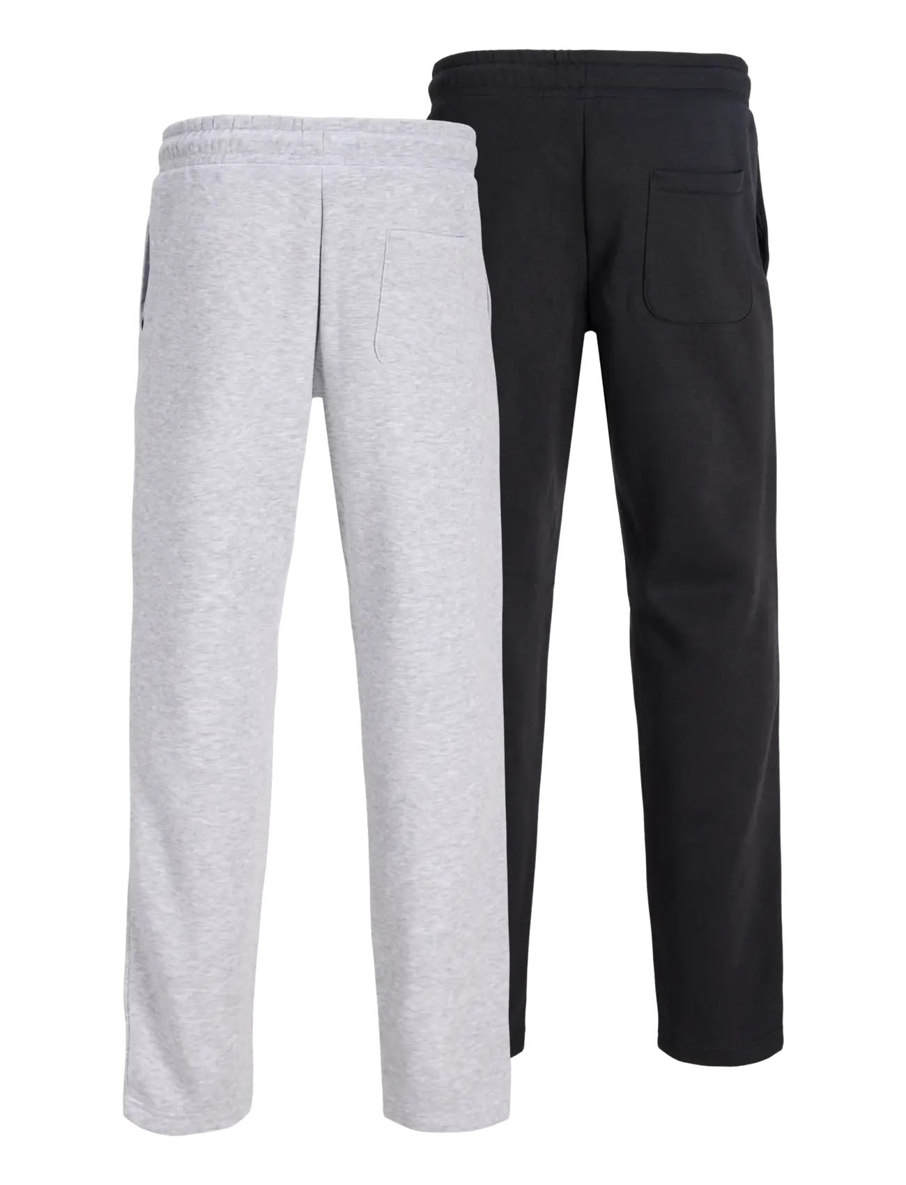 Jack & Jones - JPSTKANE BRADLEY UNCUFFED SWT PANT 2PKMP - kollektioner - light grey melange - 2
