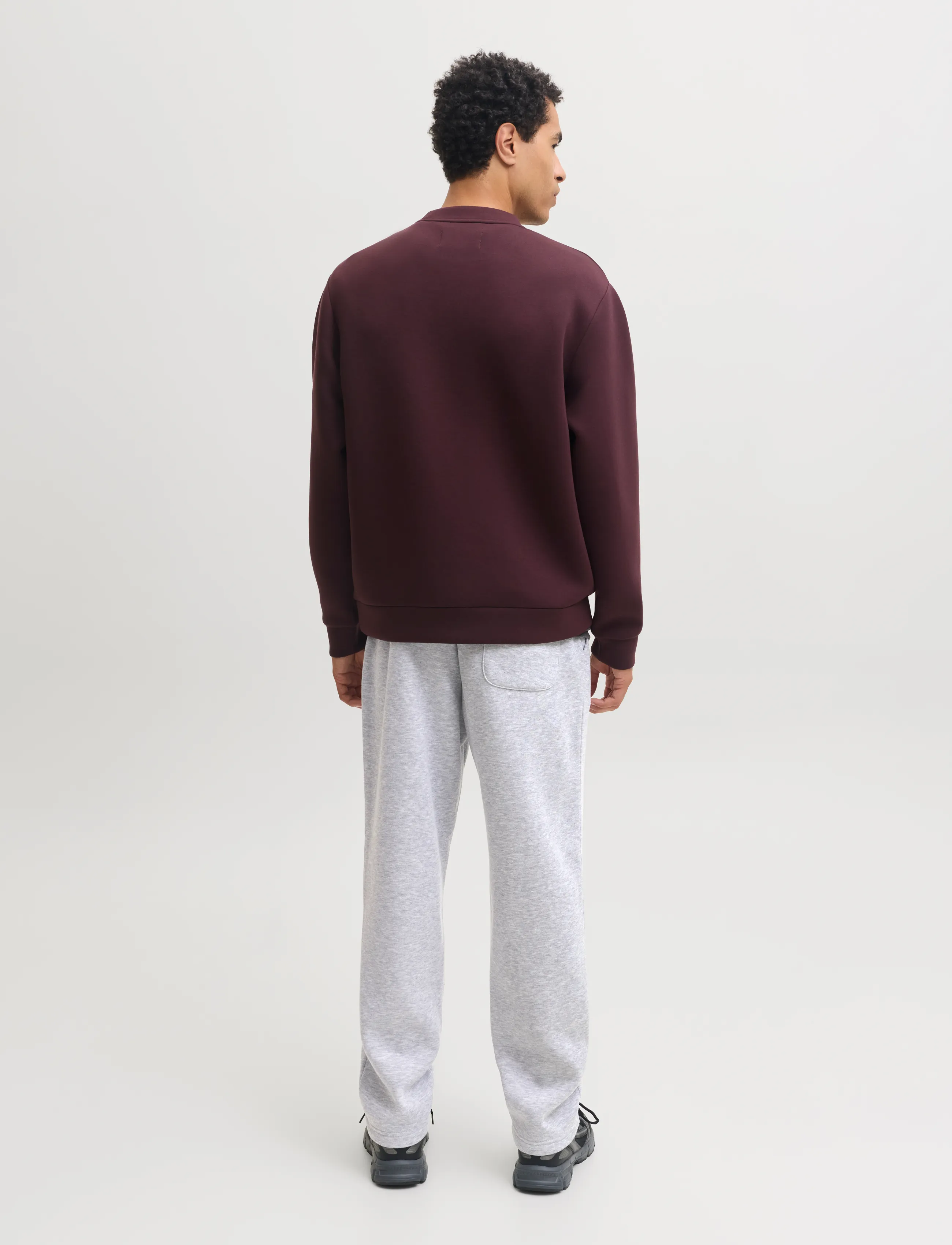 Jack & Jones - JPSTKANE BRADLEY UNCUFFED SWT PANT 2PKMP - kollektioner - light grey melange - 3